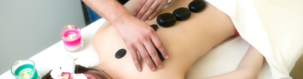 rocks on back massage