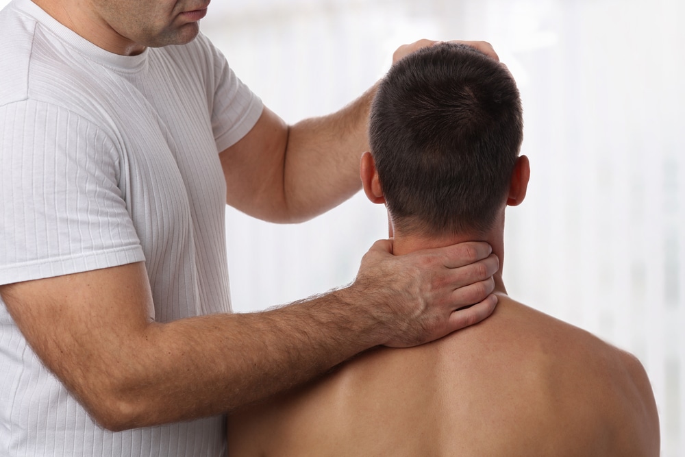 Chiropractic back adjustment whiplash